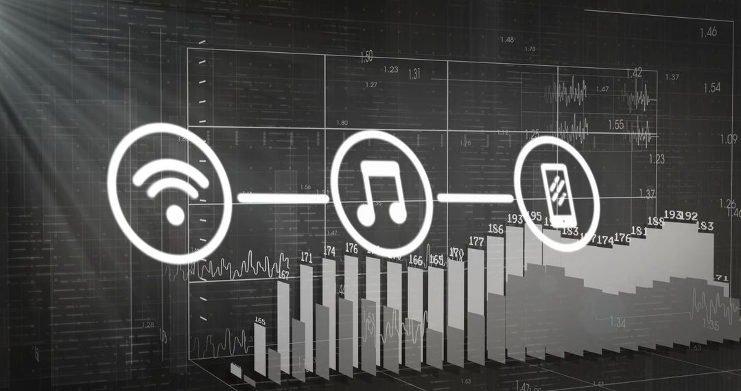 Technology Dashboard Illustrating Connectivity and Digital Innovation