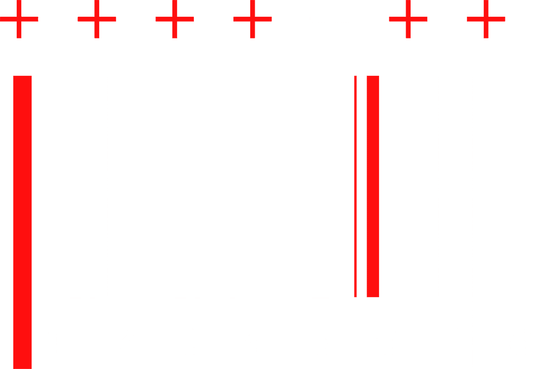 Digital Abstract Transparent Barcode With Red White Accents