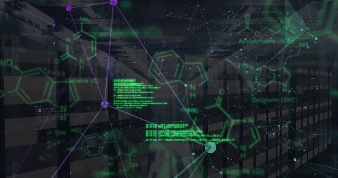 virtual network database processing with scientific data visuals - Free Images, Stock Photos and Pictures on Pikwizard.com
