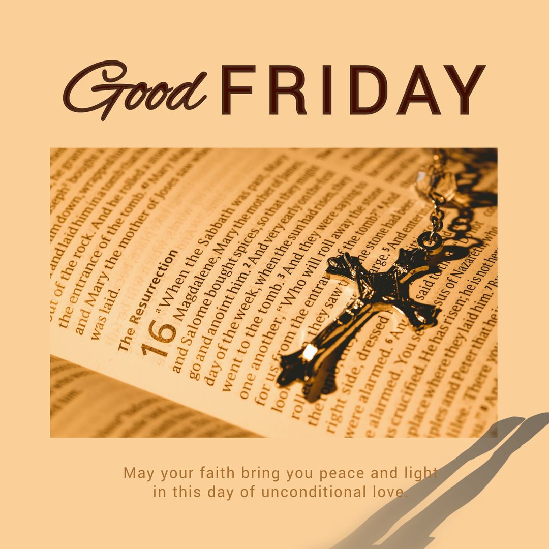 Good Friday Reflection with Rosary and Bible Passage