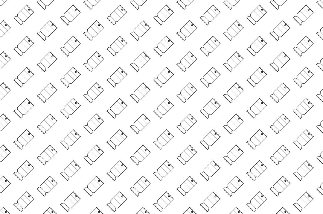 Seamless Template of Repeated Tags on Transparent Background