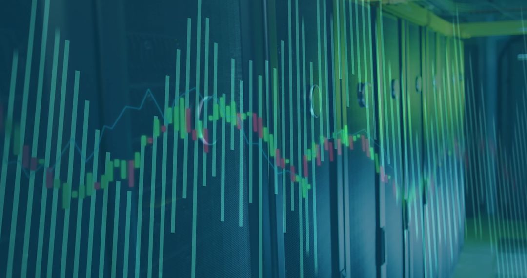 Financial Data Visualization Over Server Room