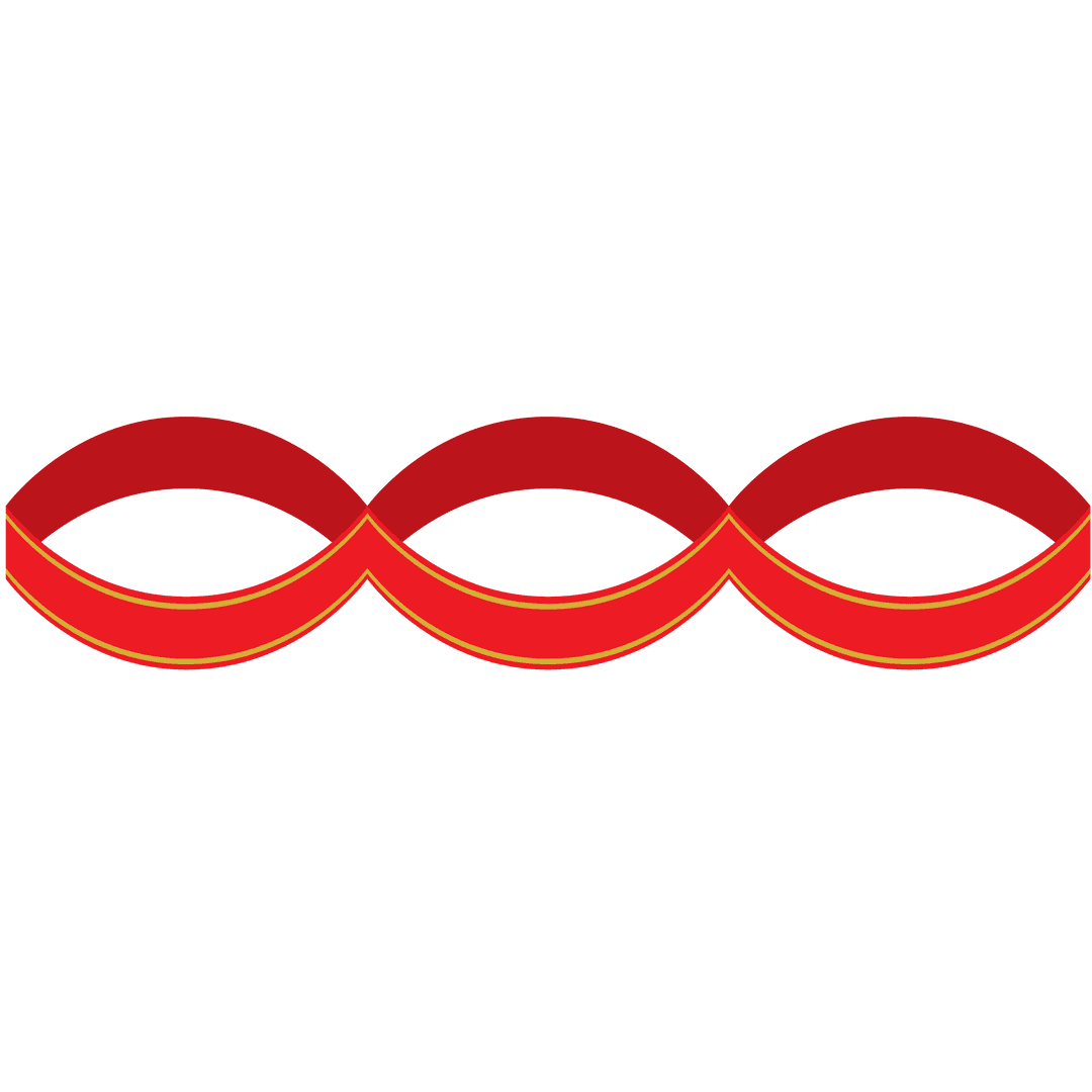Elegant Red Ribbon Loop Displayed on Transparent Background - Download Free Stock Images Pikwizard.com
