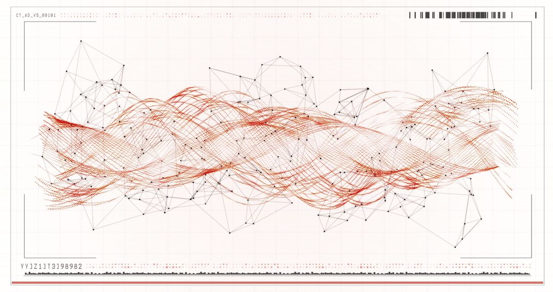 Digitally Generated DNA Structure on Abstract Background