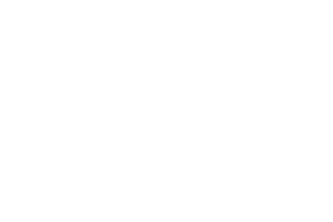 Transparent Discover Text Overlay on Clear Background