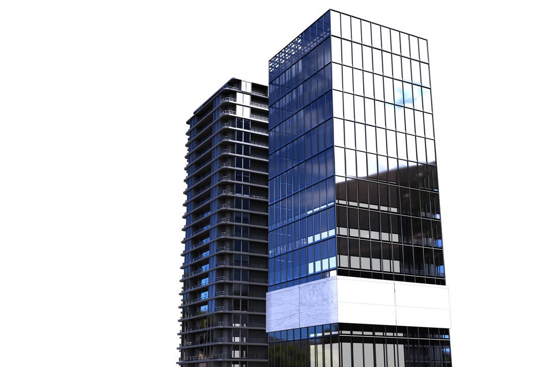 Sleek Transparent 3D Glass Buildings: Modern Architecture Metropolis - Download Free Stock Images Pikwizard.com