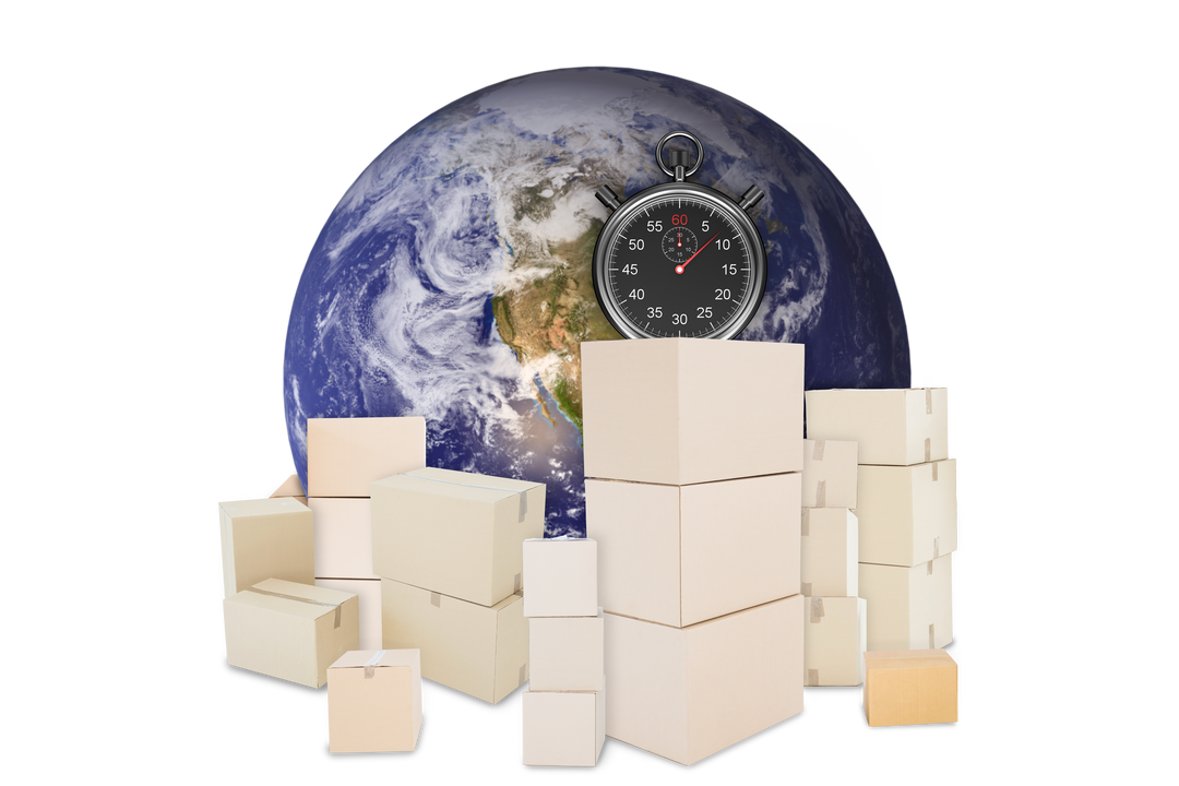 Global Shipping and Logistics with Transparent Earth Background - Download Free Stock Images Pikwizard.com