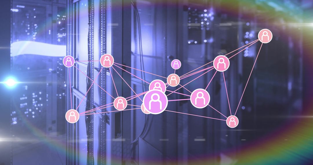 Connected Network System with Visual Nodes in Data Center
