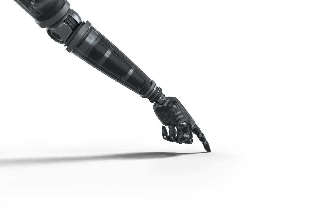 Transparent Robotic Hand Pointing with Precision ID