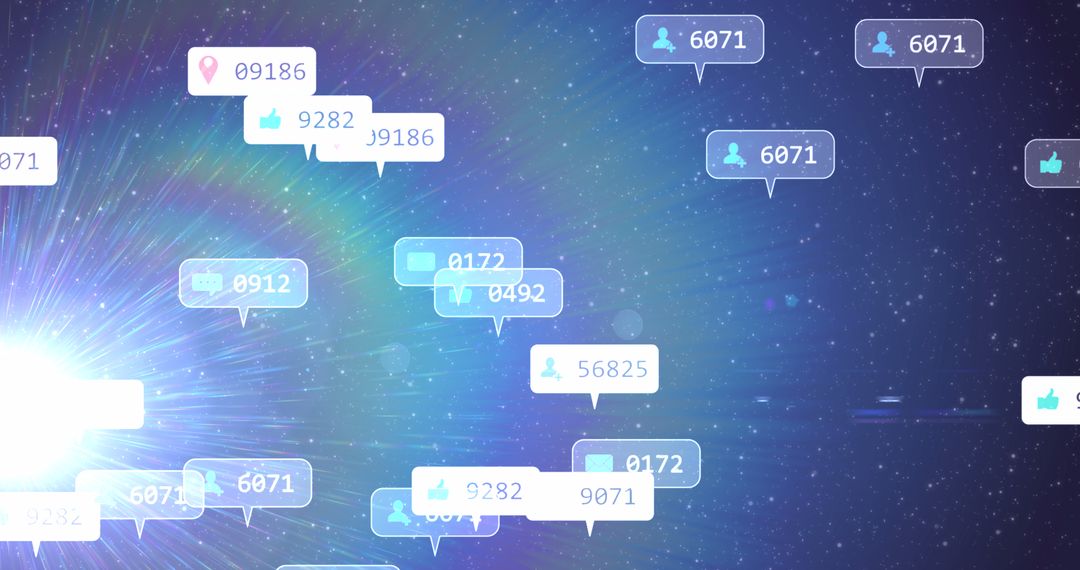 Digital Networking and Social Media Interactions in Space