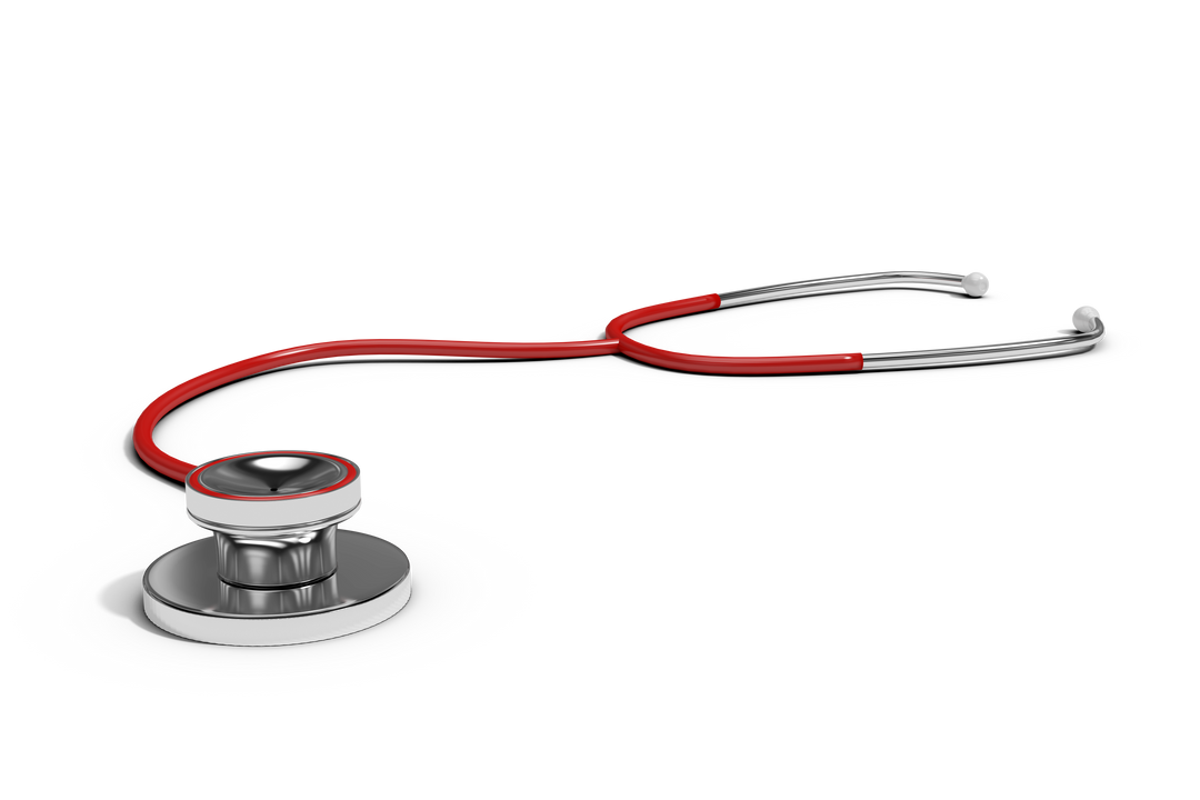 Red Stethoscope Isolated on Transparent Background - Download Free Stock Images Pikwizard.com