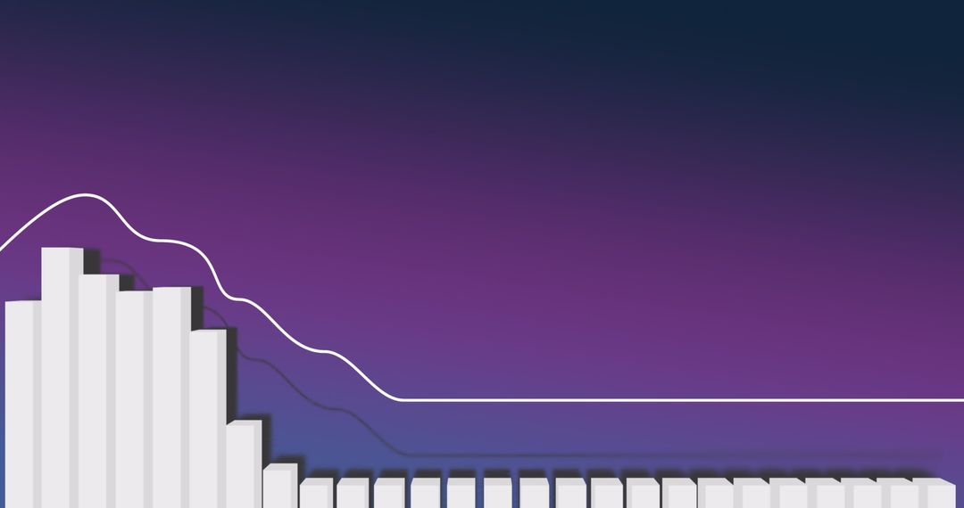 Data Analysis and Visualization on Gradient Background