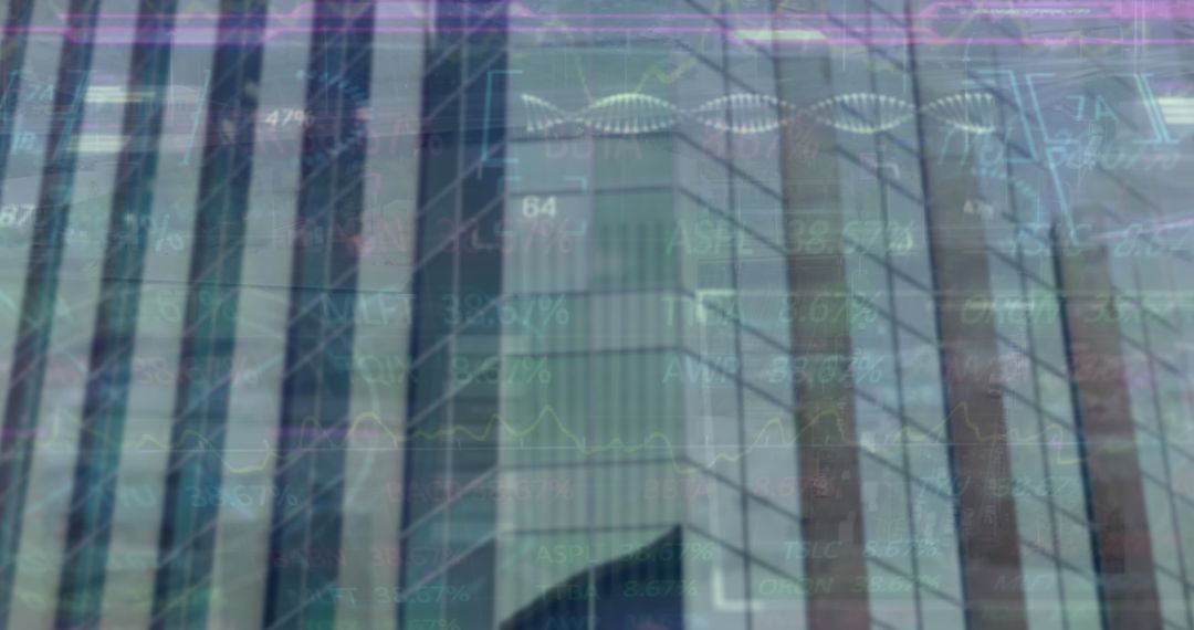 Financial Data Visualization Emphasizing Global Business Trends