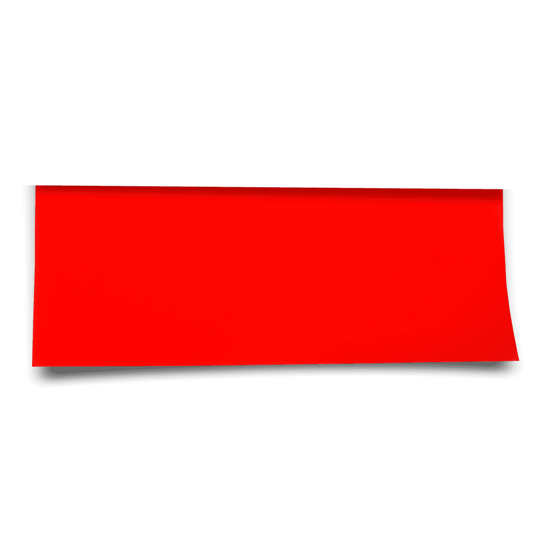 Abstract Red Rectangle on Transparent Background