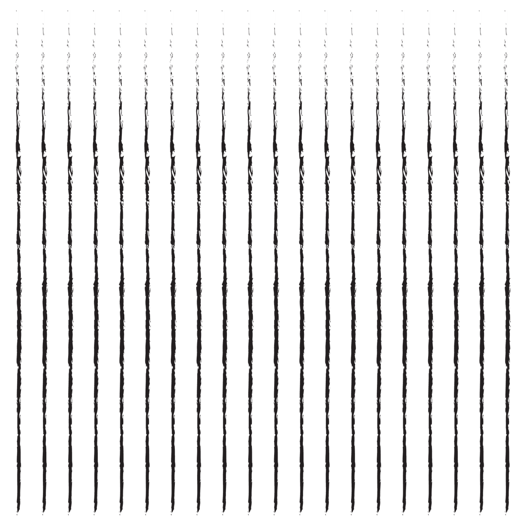 Vertical Black Lines on Transparent Background for Modern Design