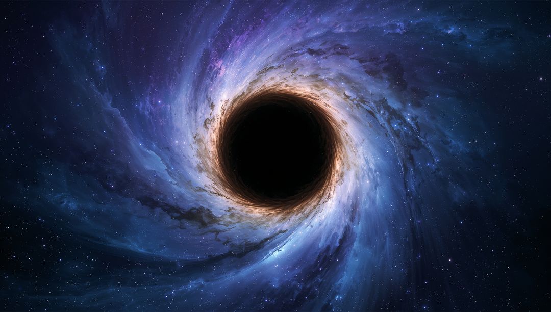 Supermassive Black Hole with Accretion Disc in Cosmic Scene