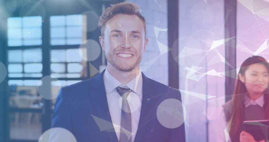 Business Professionals Networking in Modern Office Concept