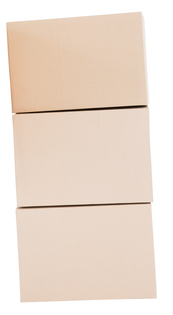 Pile of Cardboard Boxes on Transparent Background, Isolated for Shipping and Delivery - Download Free Stock Images Pikwizard.com