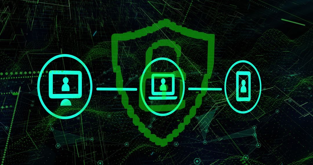 digital intersection with a security shield symbolizing cybersecurity - Free Images, Stock Photos and Pictures on Pikwizard.com