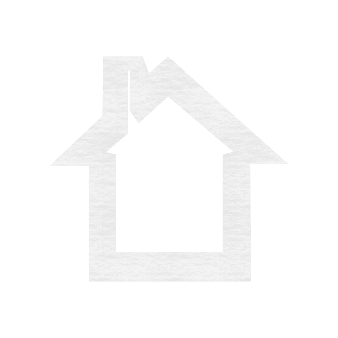 Transparent House Icon with Minimal Design