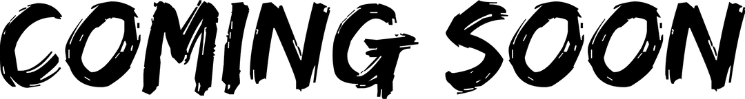 Black Transparent Coming Soon Text Isolated