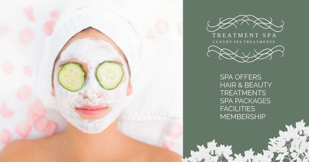 Serene Spa Experience with Cucumber Facial Mask