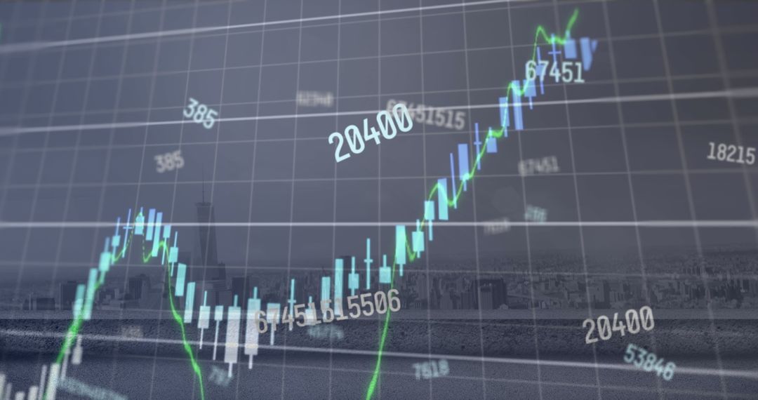Digital Stock Market Growth with Data Visualization