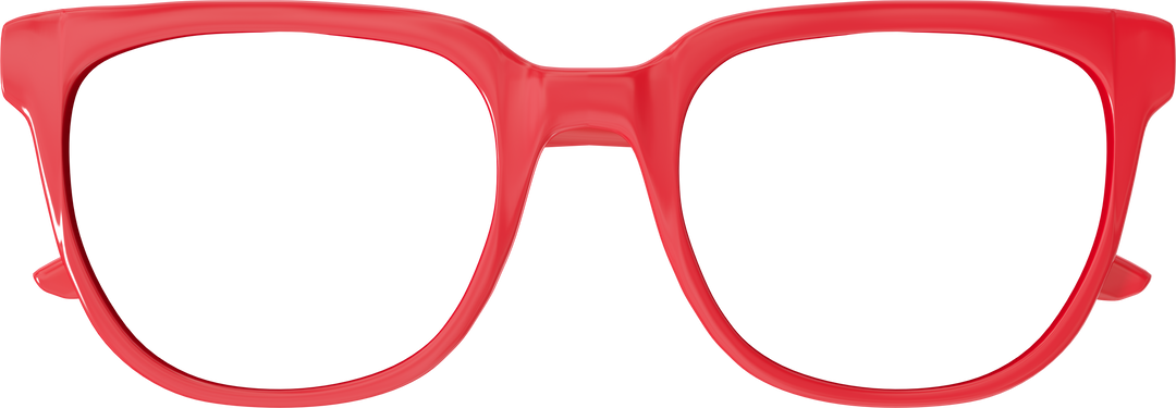 Red Transparent Glasses Frames Close-up Isolated on White Background - Download Free Stock Images Pikwizard.com