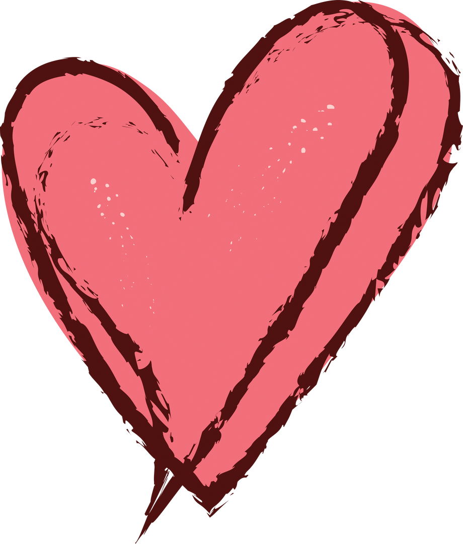 Hand-Drawn Red Heart Transparent Background - Download Free Stock Images Pikwizard.com