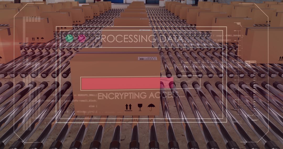 Automated Data Processing in Warehouse Logistics Center - Free Images, Stock Photos and Pictures on Pikwizard.com