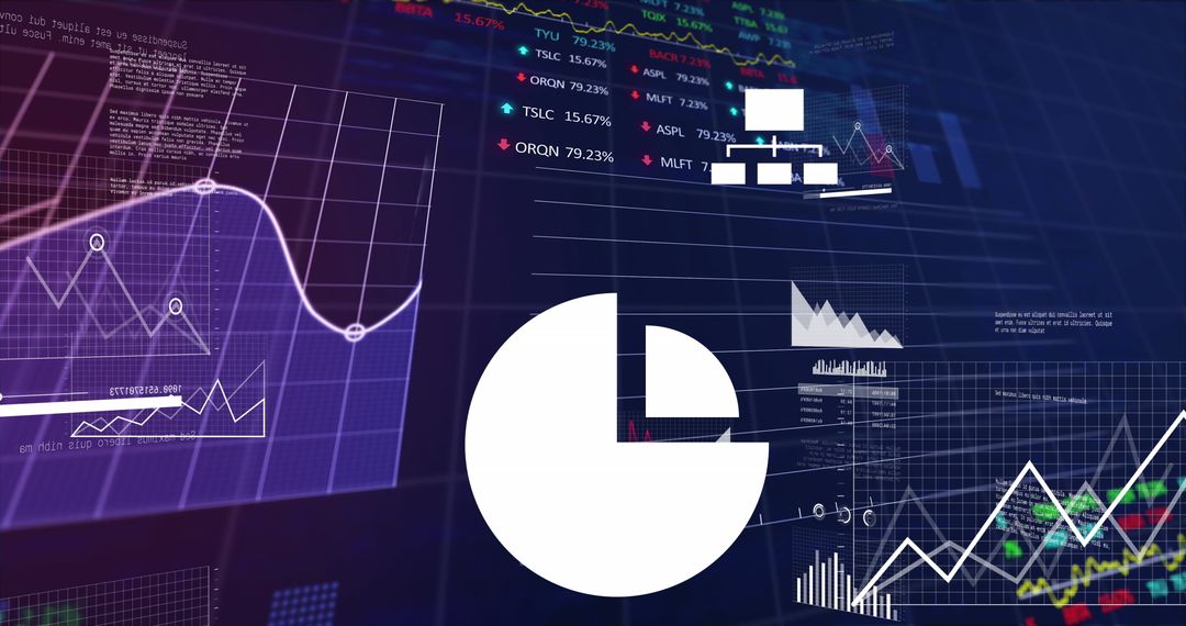 digital financial data analytics with graphs and charts - Free Images, Stock Photos and Pictures on Pikwizard.com