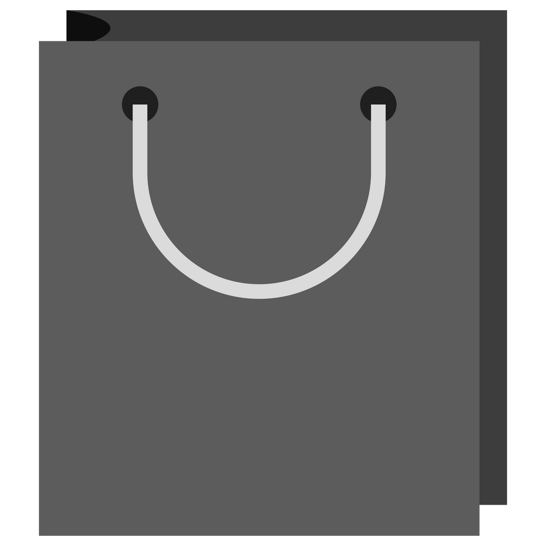 Black Shopping Bag on Transparent Background Isolated Vector Image - Download Free Stock Images Pikwizard.com