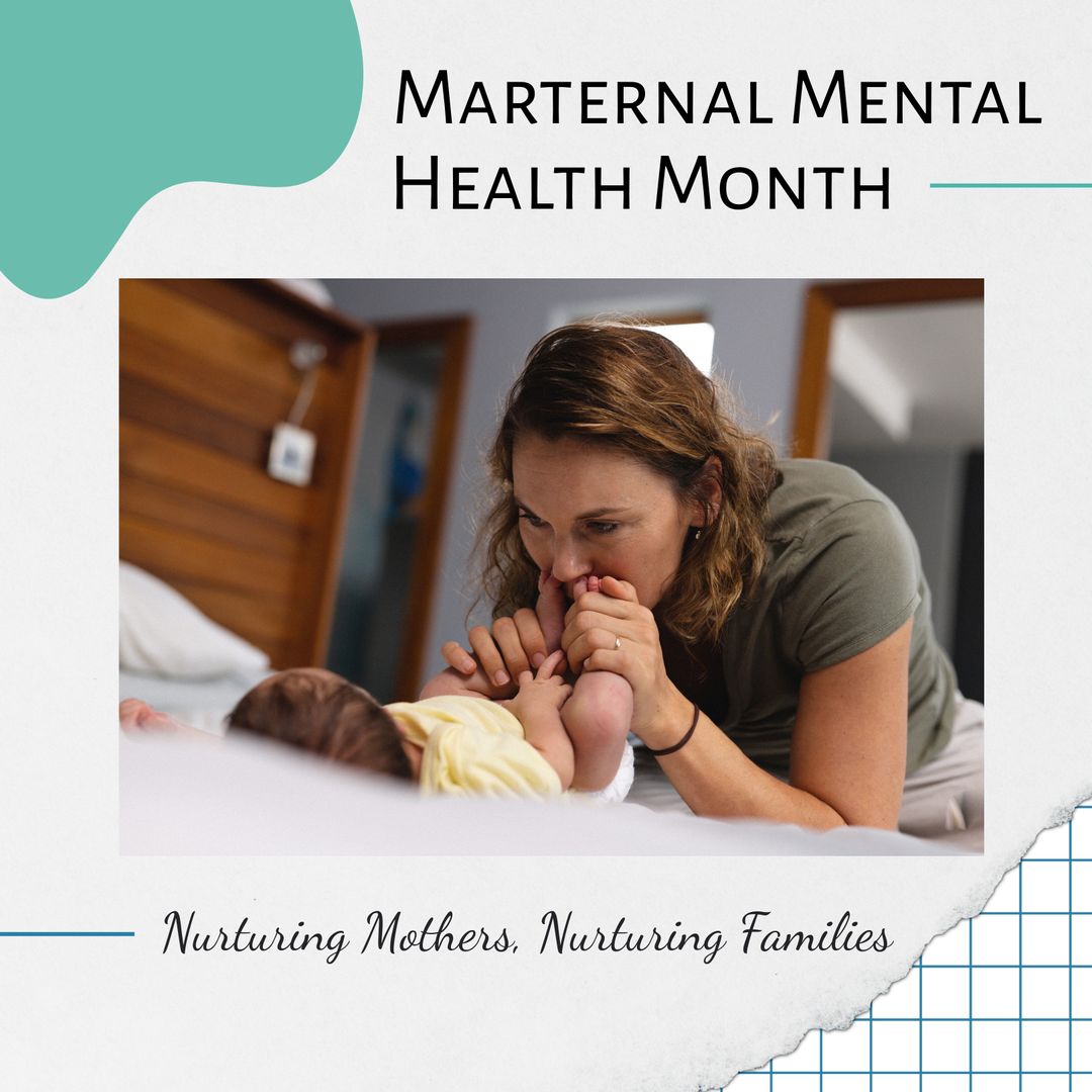 Celebrating Maternal Mental Health Month: Love and Connection - Download Free Stock Templates Pikwizard.com