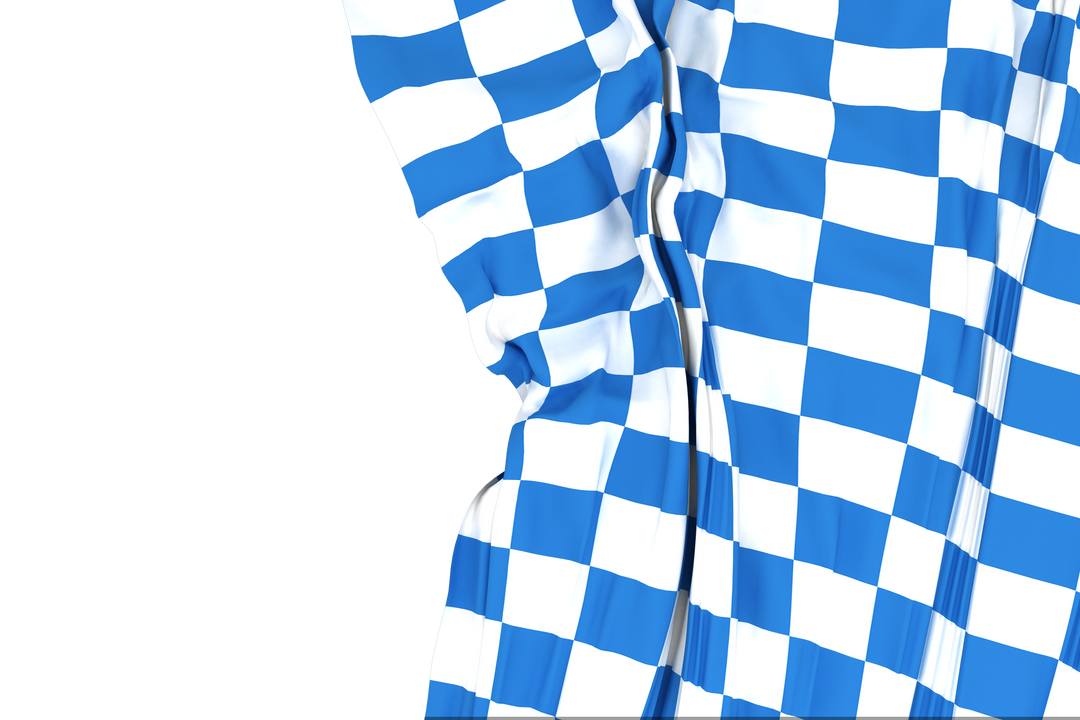 Blue and White Checkered Racing Flag with Transparent Background - Download Free Stock Images Pikwizard.com