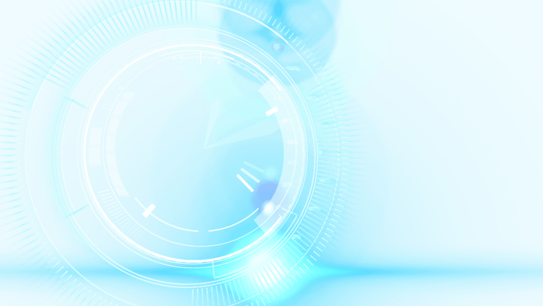 Transparent Futuristic Blue Abstract Circular Interface