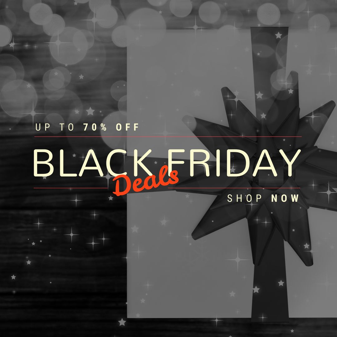 Black Friday Sales Promotion with Percentage Discount Offer