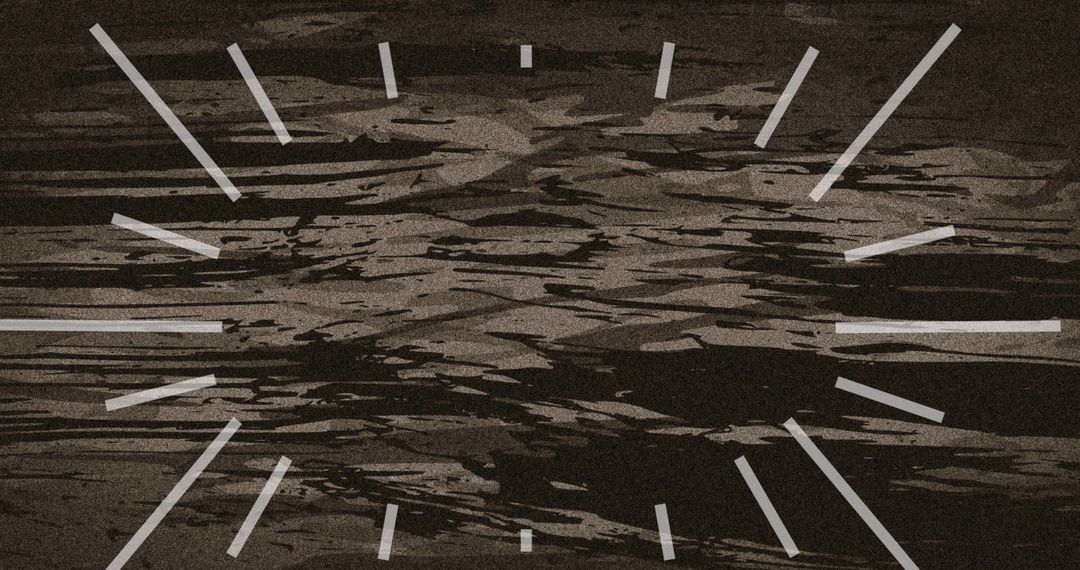 Dynamic Abstract Design with Radiating Lines and Distorted Textures