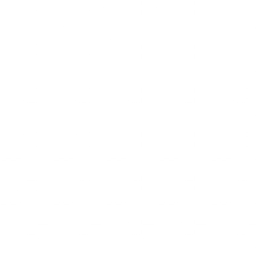 Seamless White Road Signs Pattern on Transparent Background