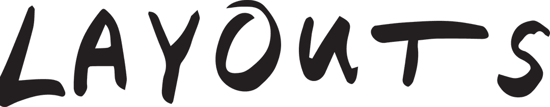 Handwritten Style Label Layouts on Transparent Background