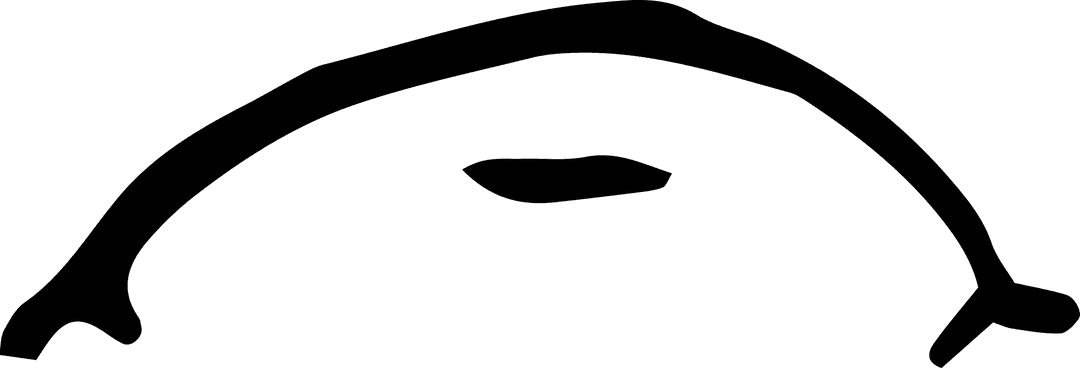 Vector Sad Face with Transparent Background