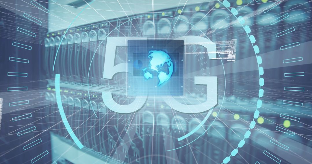 5G Digital Network Concept with Global Interface Overlay