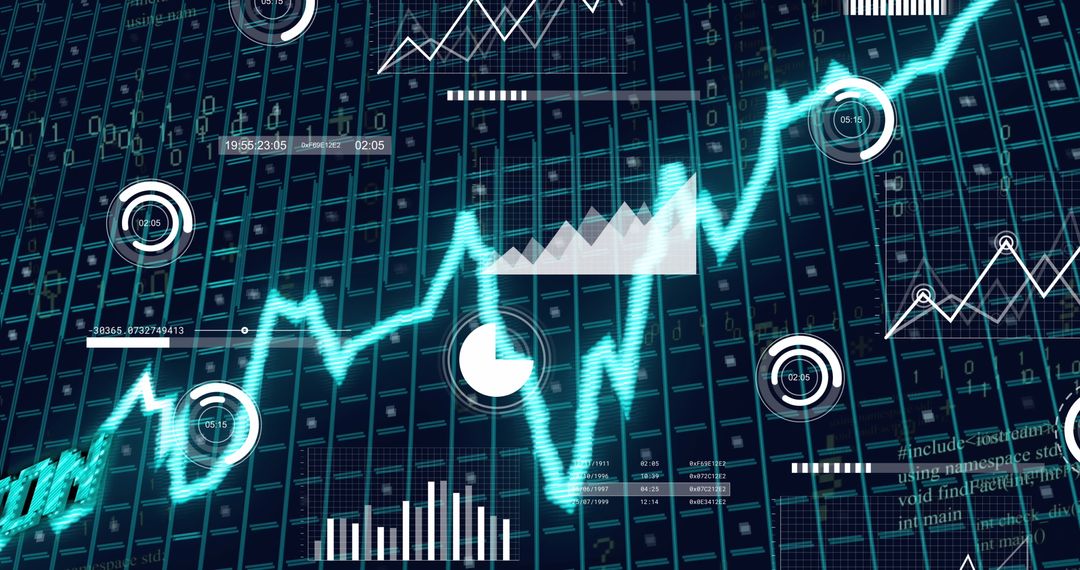 Stagflation Concept with Data and Graph Visualization