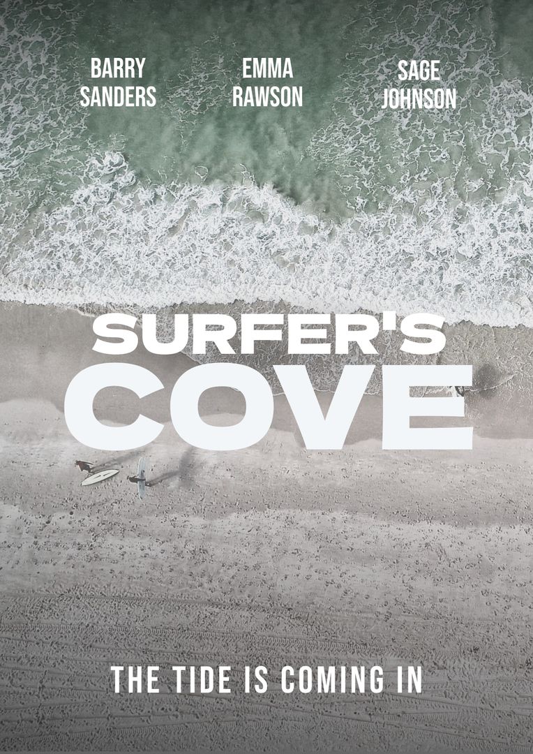 Surfers with Surfboards on Pristine Beach Shoreline