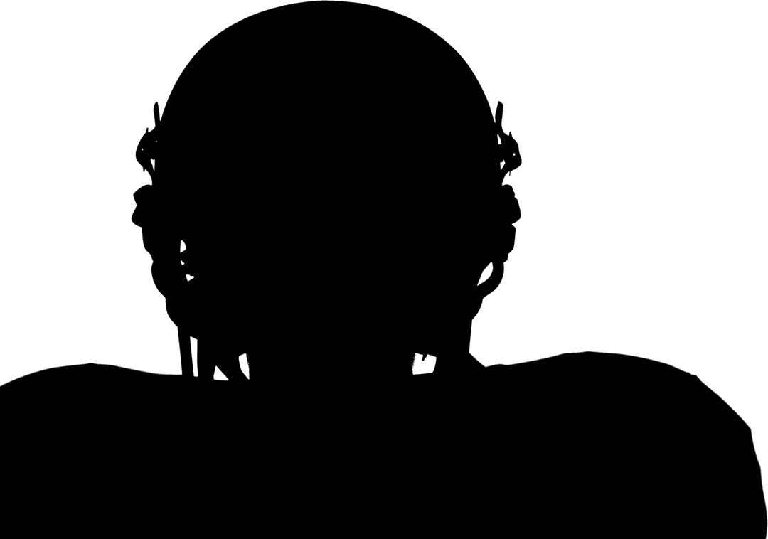 American Football Player Silhouette in Transparent Format