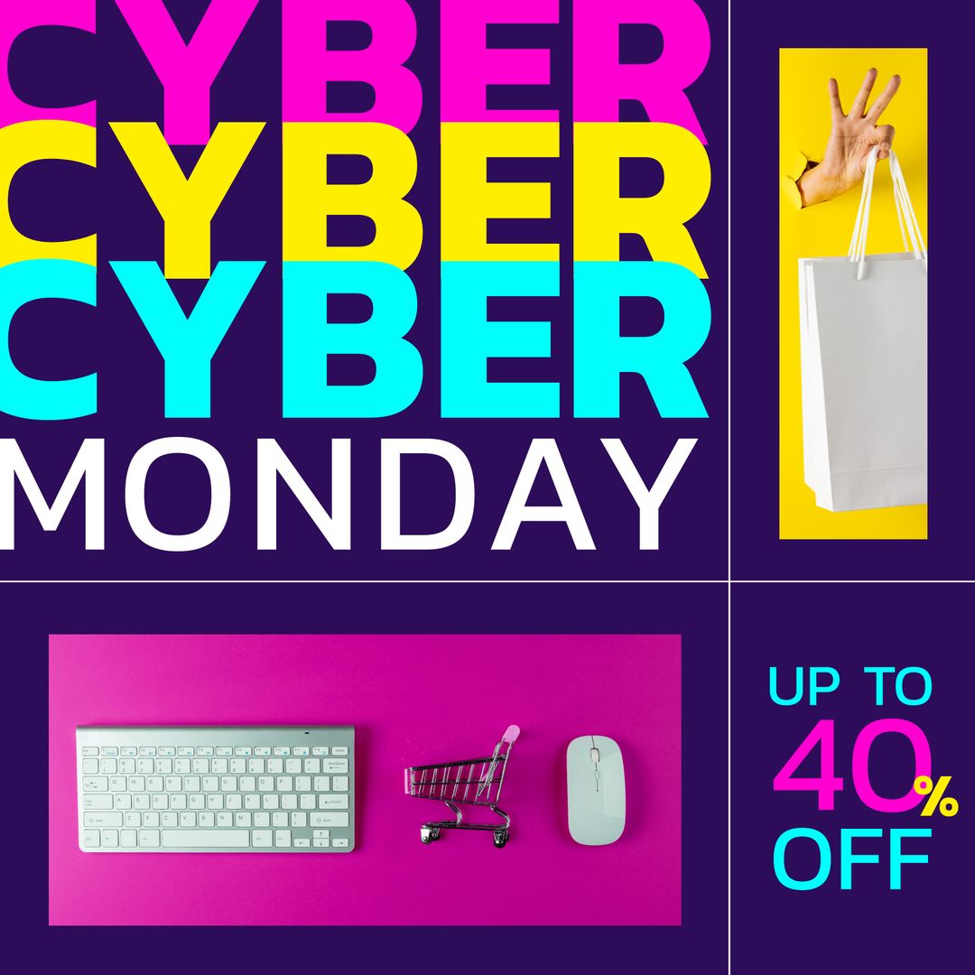 Cyber Monday Shopping Discount Promotion