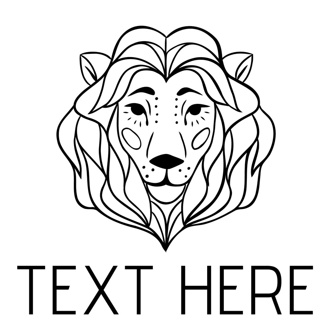 Elegant Black and White Lion Illustration Inspiring Strength - Download Free Stock Templates Pikwizard.com