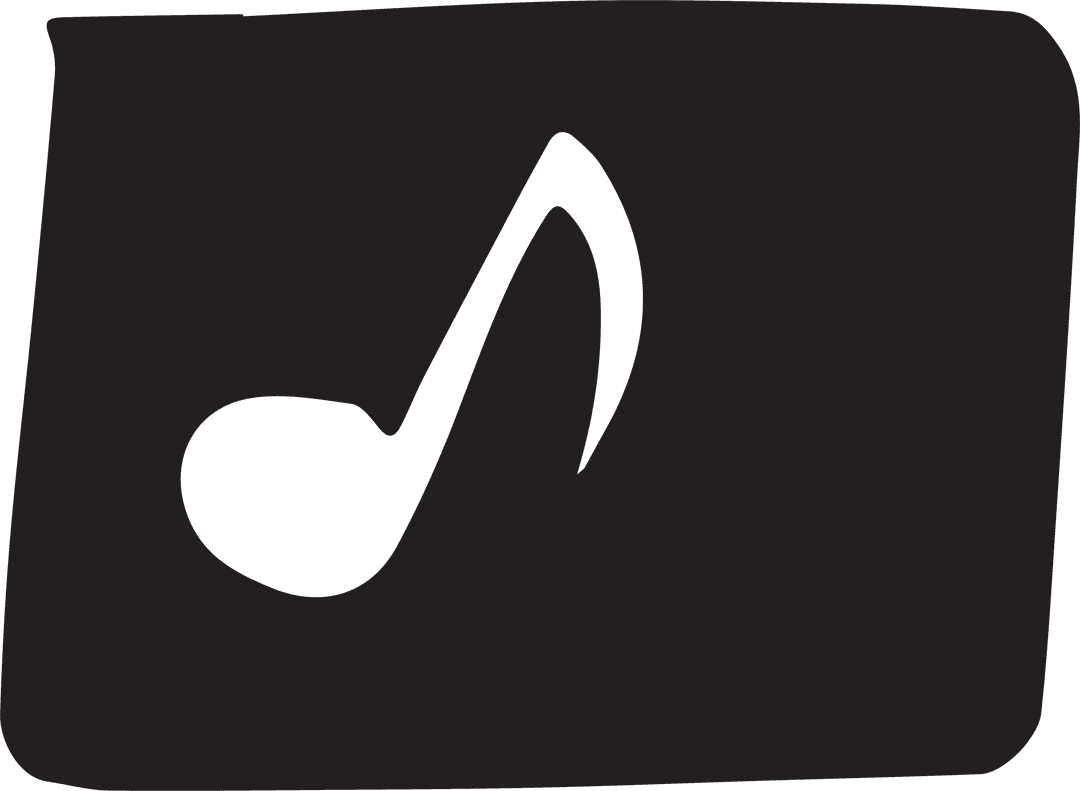 Musical Note Symbol on Transparent Background Vector Illustration