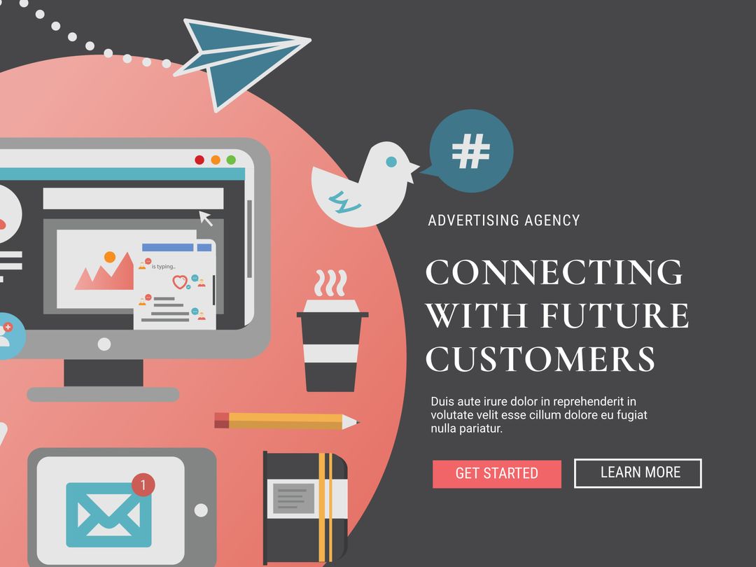 Promoting Digital Marketing Engagement with Modern Icons