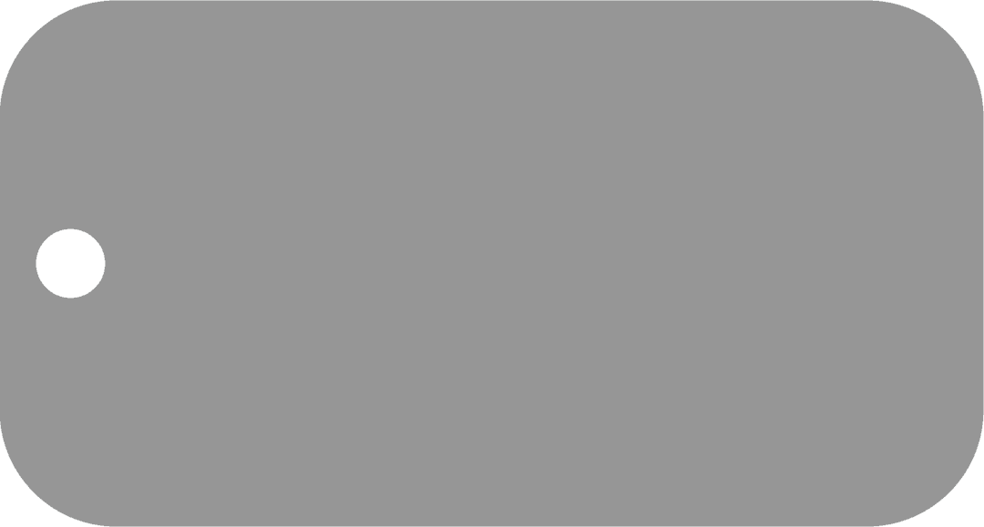 Blank Label Isolated on Transparent Background for Retail and Shopping