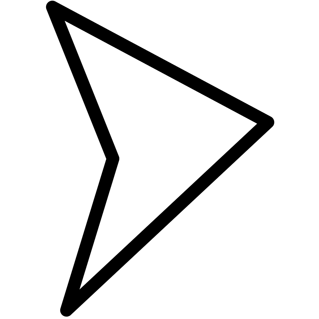 Abstract Black Symbol on Transparent Background for Mock Ups